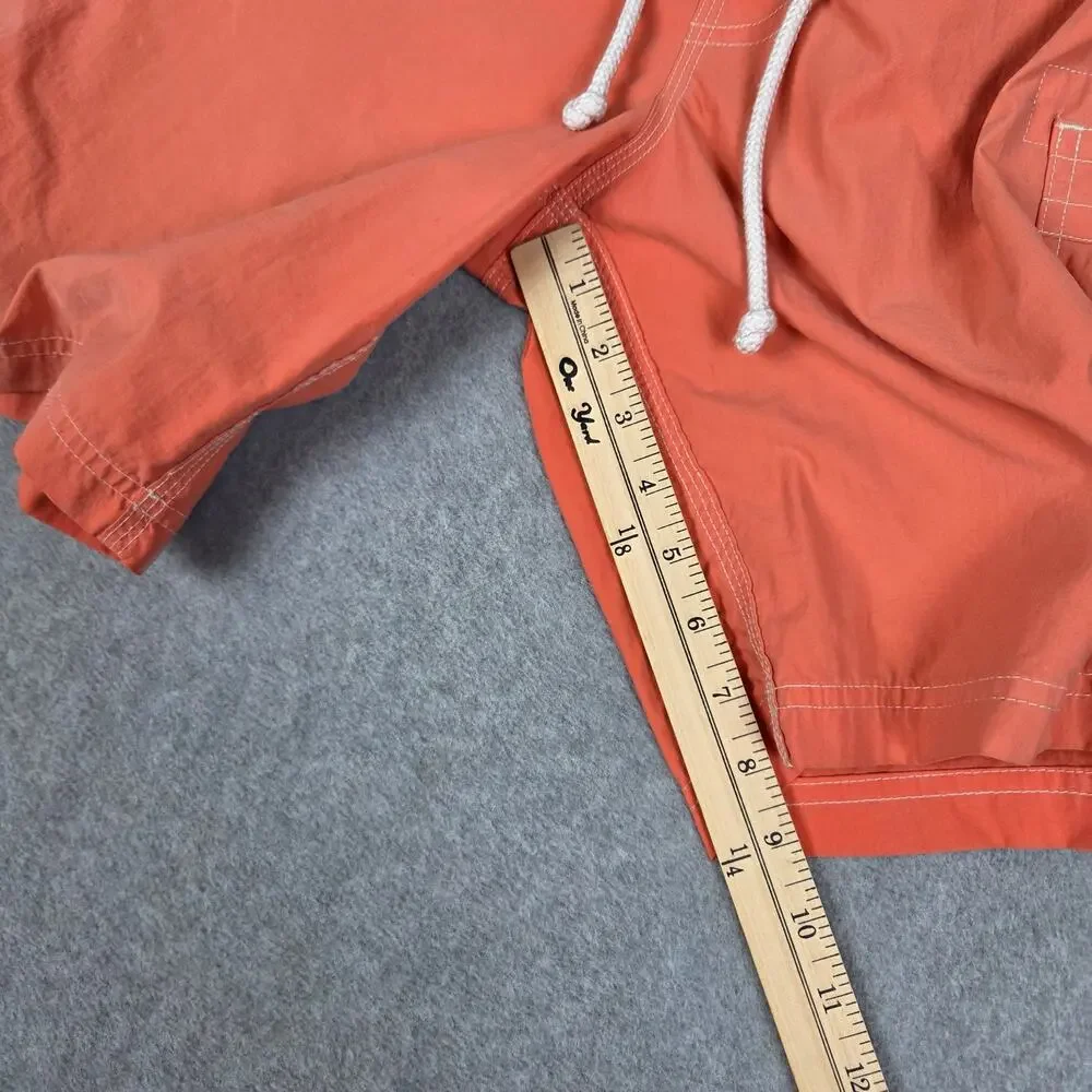 J.Crew Mens 31 Peach color Board Shorts with Drawstring and Pocket